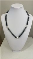 Necklace Rajola Woman in Semiprecious stones Ematite 45-446-8L - 45-446-8L
